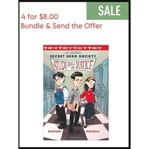 DC Comics Secret Hero Society: Study Hall of Justice Book Kids Youth Summer Read